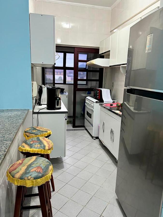 Apartamento Ap Beira-Mar Com Wi-Fi E Garagem Mongaguá Exterior foto